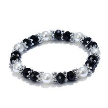 Load image into Gallery viewer, Fashion Shiny mulher Jewelry Colorful Rhinestone Faux Pearl Bangle Bracelets for Women Birthday Gift feminino pulseras